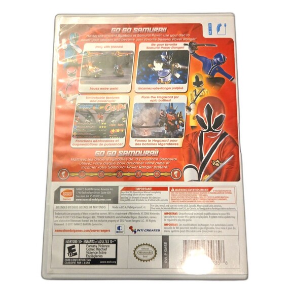 Power Rangers Samurai Nintendo Wii (CIB w/ manual) - Picture 2 of 5